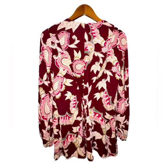 SHOW ME YOUR MUMU | Bailey Tie Back Romper for Fall | Flouncy Boho Print | Small - Picture 6 of 11